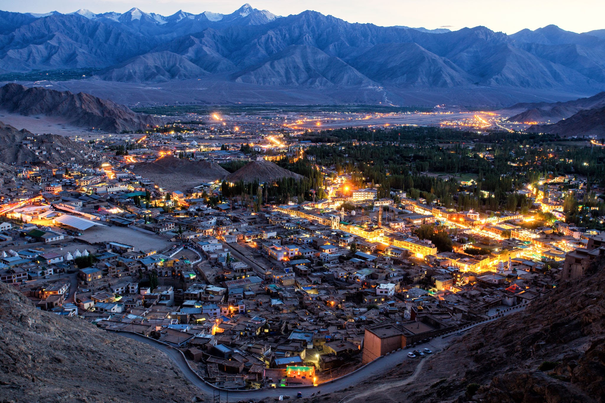 Leh Ladakh city, India